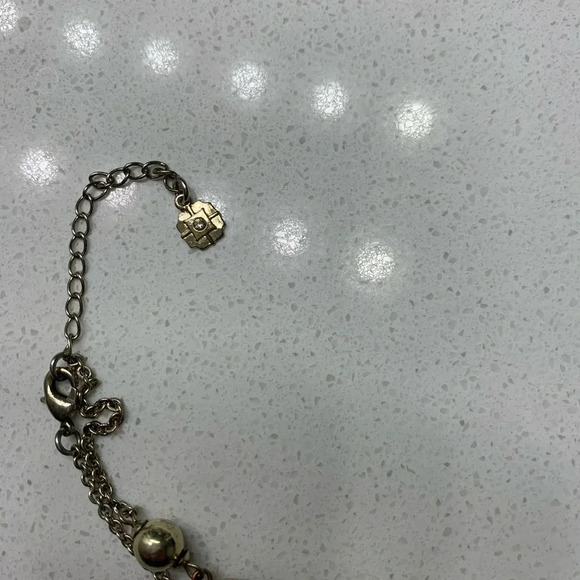 Vintage Monet Gold-Tone Alternating Textures Ball Beaded
Long Necklace Women’s - Picture 5 of 8